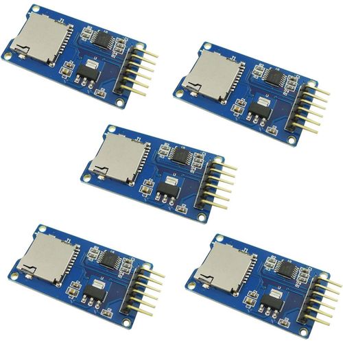 5PCS SPI Lecteur Micro Memoire SD TF Carte memoire Carte Module Bouclier