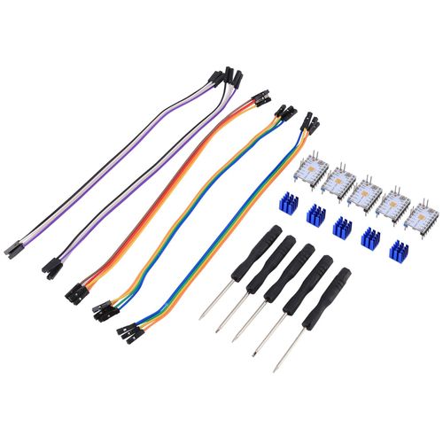 5pcs Tmc2209 V3.0 Stepper Motor Driver Stepping Rod Silent Driver 256 Microstep Current 2.8a Vs Tmc2208