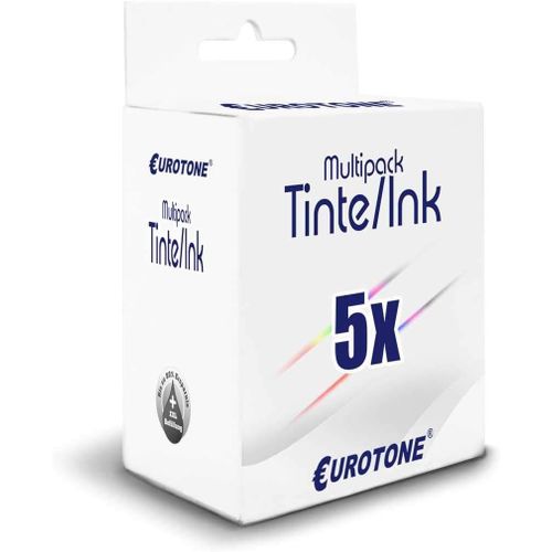 5x Mller Printware Cartouches Jet D'encre Pour Canon Ip4300 Mp600 Ip4500 Mp610 Mx850 Mp600r Ip4200x Ip5200 Ip5300 Mp830 Mp800 Mp810 Ip5200r Mp500 Remplace Pgi-5 Cli-8 Cmyk