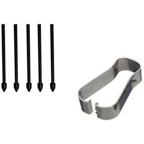 5X Pointes De Remplacement Pour Galaxy Tab S7 Fe Wi-Fi Sm-T730 Sm-T733 / S7 Fe 5G Sm-T736B Ej-Pt730 12.4Inch 2021 cran Tactile Stylet S Pen Tips + Outil Nibs 5 Black