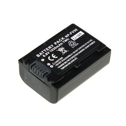 6.8V 1030mAh Batterie pour SONY NP-FV50 NPFV50 FV100 HDR-CX110 CX150 HDR-CX170 CX300