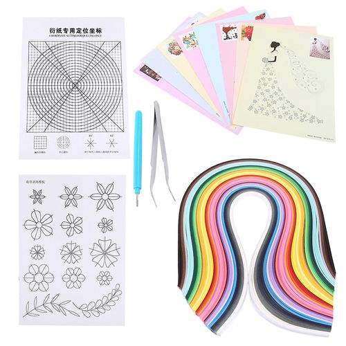6 En 1 Bricolage Piquants Cration Papier Artisanat Quilling Outils Ensemble Collection Pour La Dcoration