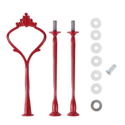 6 Ensembles De Tiges De Support  Gteau Support En Mtal  3 Couches Conception En Forme De Coeur Bricolage poxy Art Plateau De Fruits De Mariage Assiette De Collation Pour Desserts Fromage Chocolat-D 6 Pices
