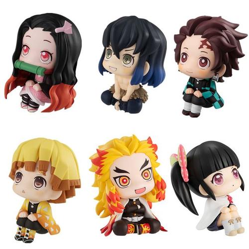 6 Pcs Demon Killer Figure Action Kimetsu Animated Characters Toy ...