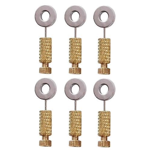 6 Pcs/Set Bricolage Cuir Artisanat Position De Couture Aiguilles Aiguilles Fixe Suture Outil 6-12mm