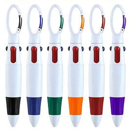 5 stylos multicolores rétractables PCS 6 en 1 Stylos à bille