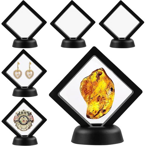 6 Pice Cadre Flottant Support Titulaire Cadre Flottant Cadre Flottant Transparen Bijoux Bote Vitrine  Suspension Support De Prsentation Flottant Pour Affichage Anneau Pendentif Bracelet(6)