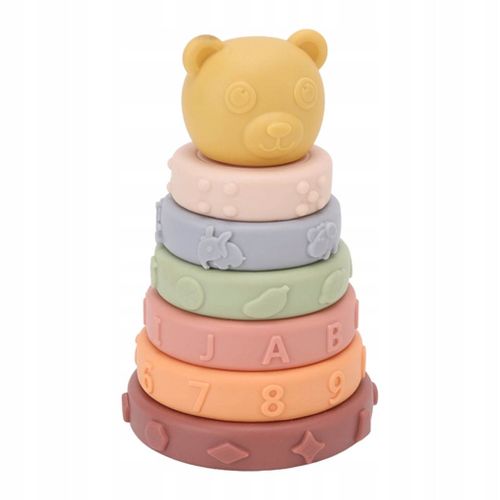 6 Pieces Cercles D'empilage Sensoriels Doux Pour