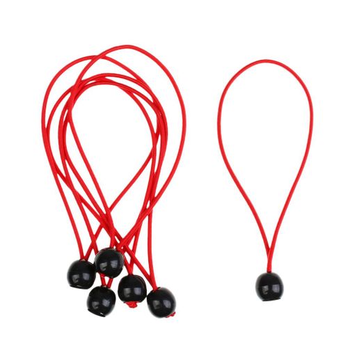 6 Pices/Ensemble 15cm/5.9 ''balle Cordon lastique Tente Auvent Bche Fixation Fixation Fixation Sangle D'arrimage Multi Usages Outils De Bricolage Accessoires