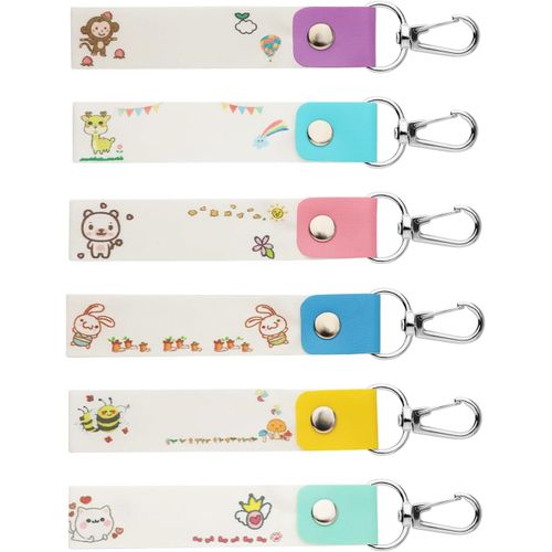 Lot De 6 étiquettes Personnalisées Pour Enfants, étiquettes D'identification Pour Sac à Dos, étiquettes De Nom Pour Garderie, étiquettes Pour Sacs à Dos, Bouteilles D'eau