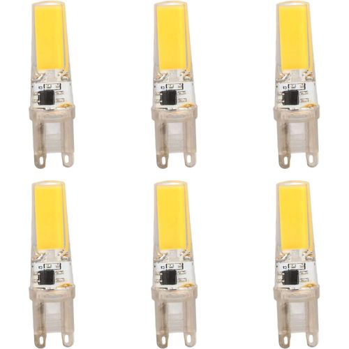 6 Pices G9 Led Ampoule Cob Dimmable Professionnel G9 Led Ampoule Remplacement Pour Lampes Murales Lampes De Table 220v Lumire Chaude (Blanc Chaud)[Amp749265]