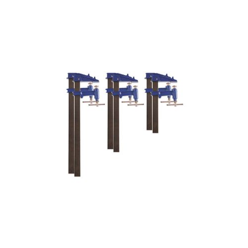 6 Serre-Joints  Pompe 35 X 8 Mm - 2 X L. 60 Cm, 2 X L. 80 Cm, 2 X L. 100 Cm De Type F - 99981 - Piher