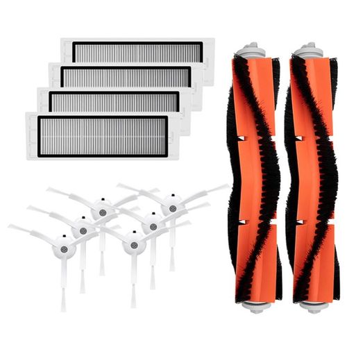 6 X brosse latrale + 4 X filtre Hepa + 2 X brosse principale pour aspirateur Xiaomi 2 Roborock S50 Mi Robot aspirateur pices accessoire