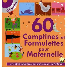 60 comptines et formulettes pour maternelle de Enfants, CD chez