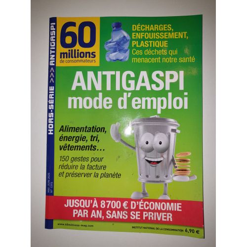 60 Millions De Consommateurs Hors Srie 131s: Antigaspi Mode D'emploi