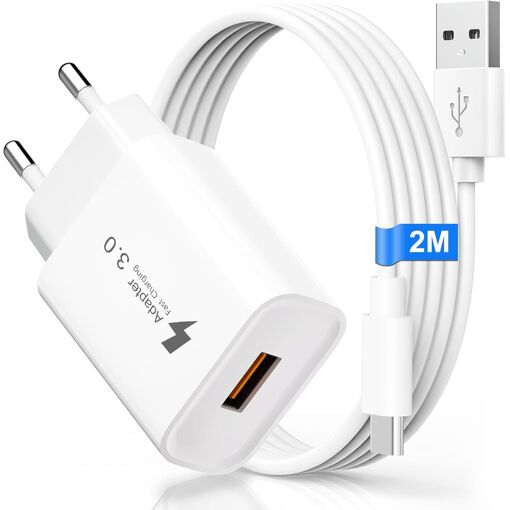 Type C Fast Charge Charger for Samsung Galaxy A14, A13, A15, A12, 4...