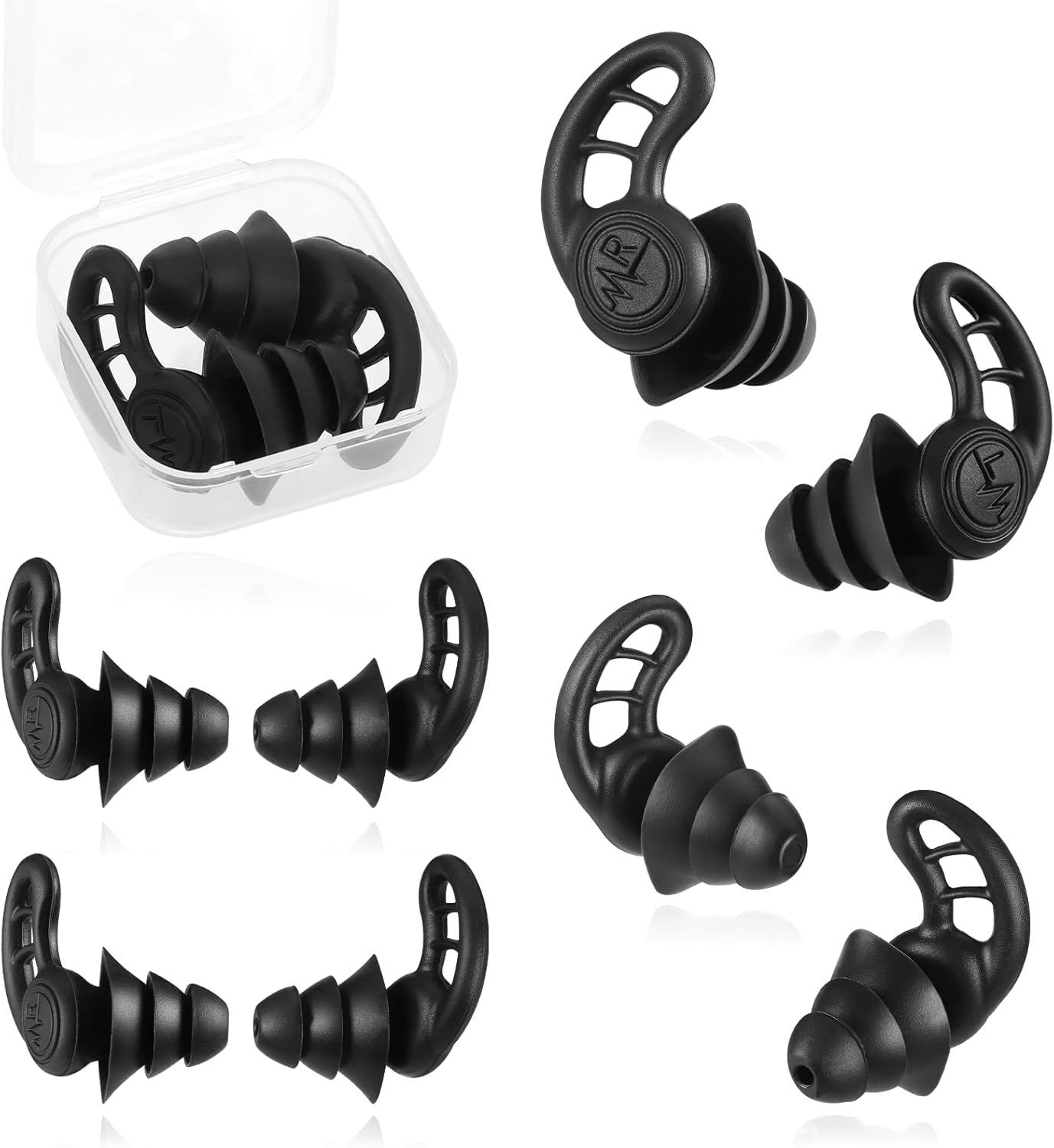 4 Paires Bouchon D'oreille Pour Dormir, Bouchon Oreille 38db Pour D...