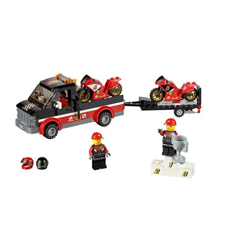 Lego City - Le Transporteur De Motos De Course