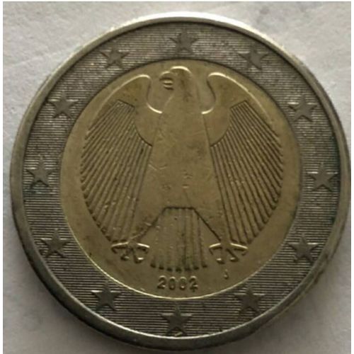 Piece De 2 Euros Allemande Frappé J