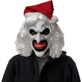Regerly Masque De Clown, Halloween Masque Horreur Latex Mousse Masque Unique Masque Creepy Couvrant La Tête Masque Pour La DéCoration De Costumes De FêTe De Carnaval, Cosplay, DéCorations De FêTe