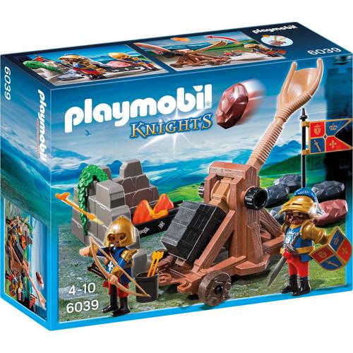 Playmobil  Knights 6039  - Chevaliers Du Lion Imprial Avec Catapulte