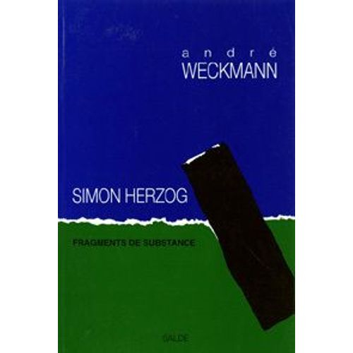 Simon Herzog - Fragments De Substance