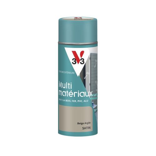 Peinture aérosol multi-matériaux DP beige argile 400 ML
