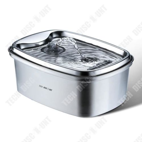 Td® Bol À Boire Automatique Pour Animaux De Compagnie Acier Inoxydable Électrique Type De Fontaine Bols Pour Chats Et Chiens