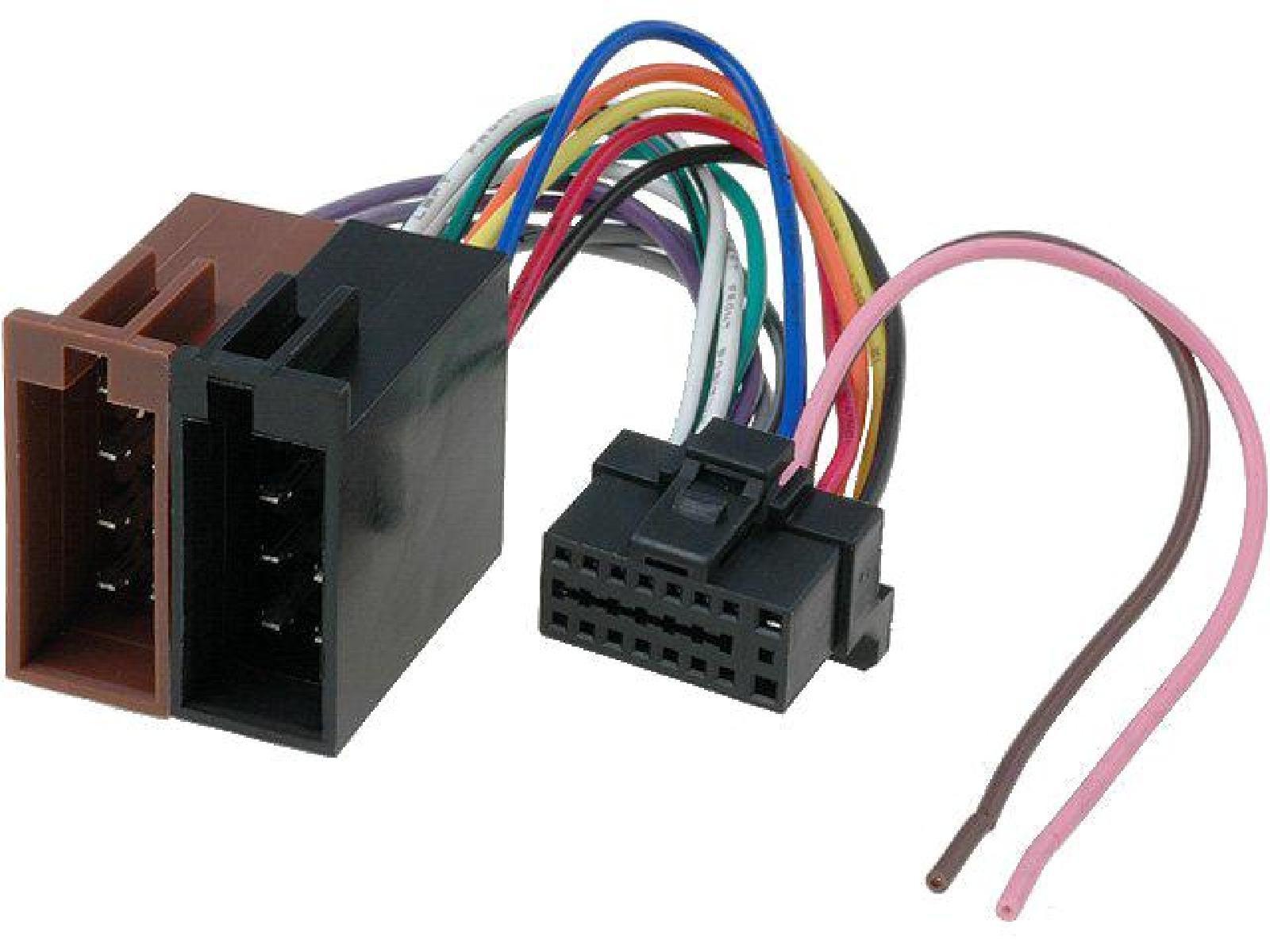 Câble adaptateur connecteur faisceau ISO pour autoradio SONY 16 pin