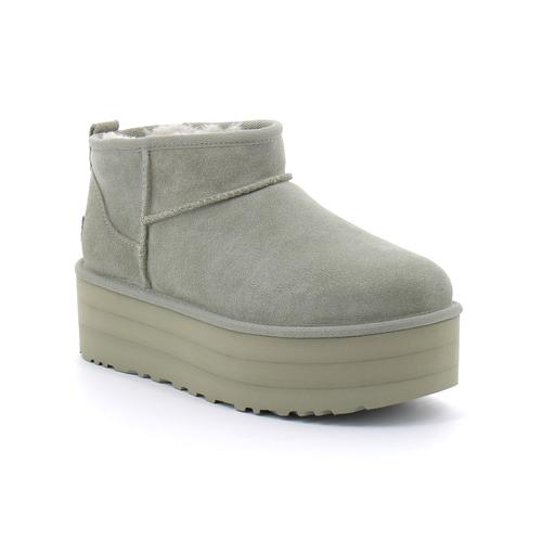 Ugg - Botte Classic Ultra Mini À Plateforme - Kaki