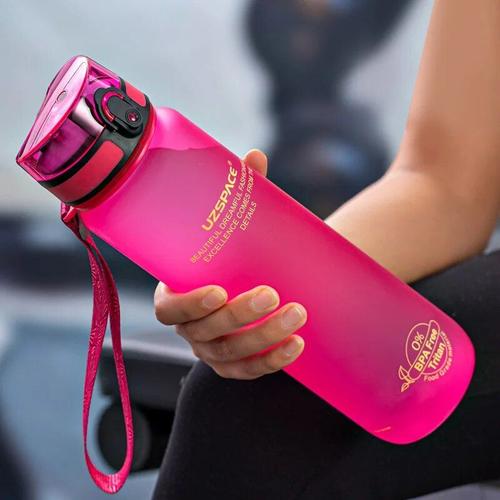 500ml - Rose - Bouteille D'eau De Haute Qualité Sans Bpa, Anti-Fuite, Portable Pour Boissons, Sport, Gymnastique, Écologique