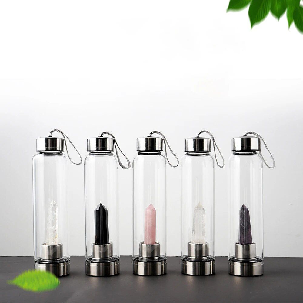 550ml - Maisse Rouge - Bouteille D'eau En Pierre De Clip Nat... - 3