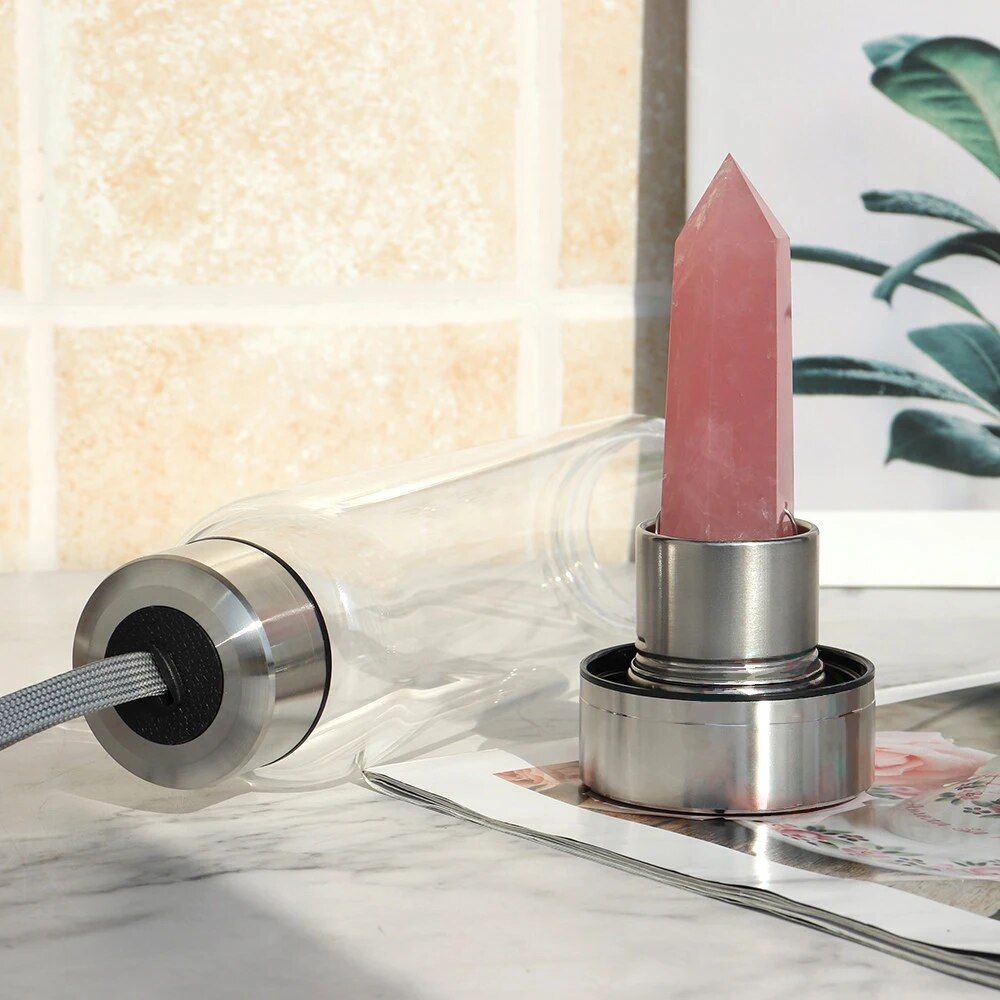 550ml - Maisse Rouge - Bouteille D'eau En Pierre De Clip Nat... - 6
