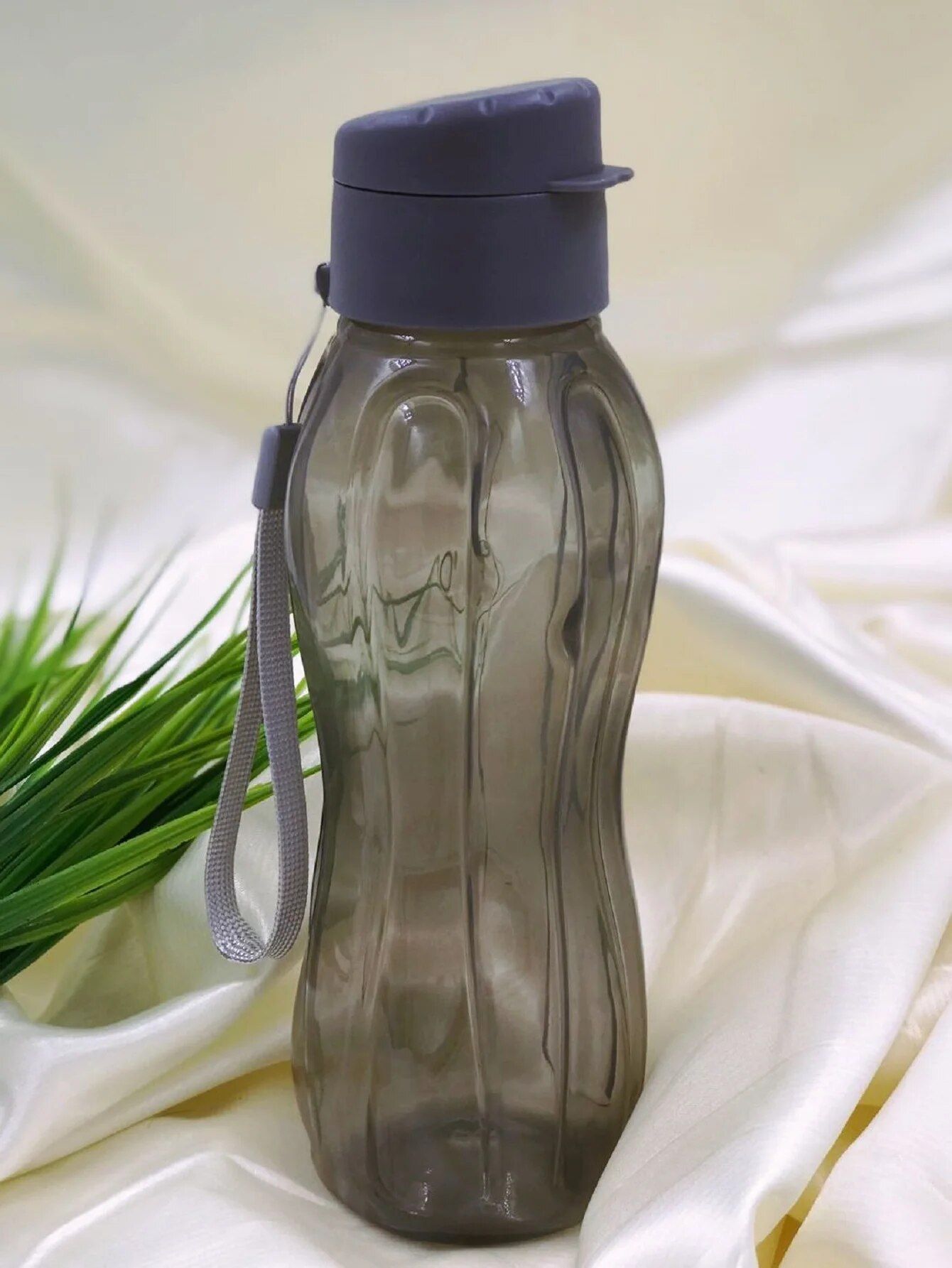 800 Ml Noir - Poinbouteille D'eau Avec Paille Pliable De 700...