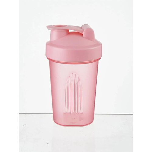 400ml - Rose - Shaker De Sport Portable En Plastique, Bouteille De Poudre De Lactosérum, Bouteille De Fitness, Shaker De Gym En Plein Air, Bouteille À Clics
