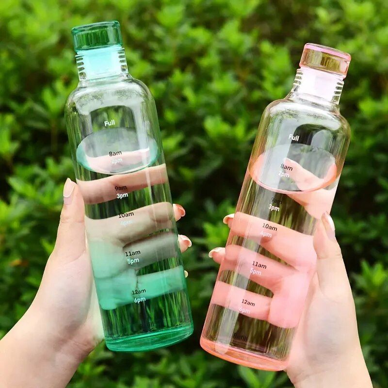 500ml - Orange - Bouteille D'eau En Verre De Grande Capacit... - 2