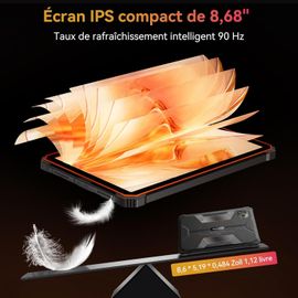 Blackview Active 5 IA Tablette Téléphone Résistante, 3 Modèles IA, 8,68" HD+ 90Hz, étanche IP68/IP69K, Android 15, Antichoc, 24 Go + 128 Go, Dual SIM 4G LTE, 16 Mpx + 13 MP