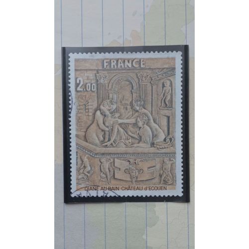 L262 -- Timbre Oblitéré France N ° 2053 -- Année 1979 -- " Série Artistique : Sculpture De Goujon, Diane Au Bain ".