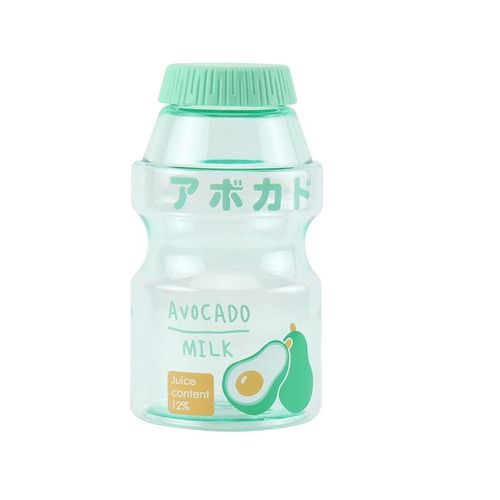 400ml - Shaker De Freins À Lait En Plastique Pour Enfants, Fille, Adulte, Forme Yakult Kawaii, Visite De L'eau Signée, Mignon