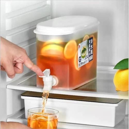 1-6l - Clair - Cruche À Eau Transparente Pour Congélateur, Bouteille D'eau Froide Pour Réfrigérateur, Presse D'été, Bouteille De Glace Avec Robinet, Bouteille De Hockey Sur Glace