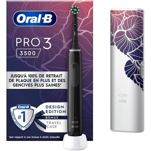 Oral-B Pro 3 3500 Design Edition, Brosse À Dents Électrique