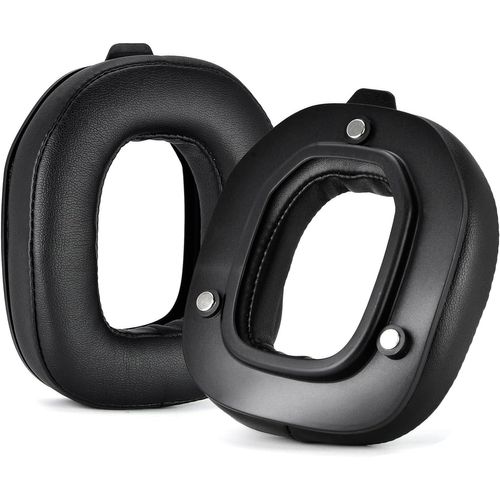 Coussinets de Rechange pour Casque Logitech Astro A50 Gen 3 troisième génération avec Boucle magnétique intégrée(Cuir de Protéine)