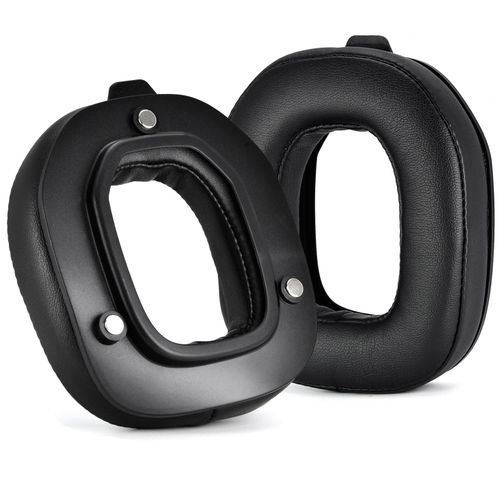 Coussinets d'oreille pour Logitech Astro A50 Gen 3 Casque,Mousse de Remplacement Plus épais(Cuir de Protéine)