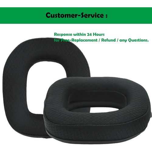 Coussinets d'oreille pour Logitech Astro A50 Gen 3 Casque,Mousse de Remplacement Plus épais(matériau en Maille)
