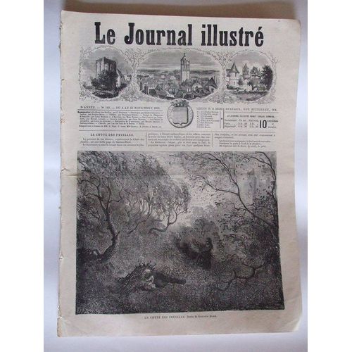 Le Journal Illustré Ville De Loches  N° 143 : Voyage De L'empereur D'autriche Dans Son Empire. Les Courses En Angleterre.Les Plaisirs De Novembre:La Cuisine.Imigration De La Montagne:La Bergere