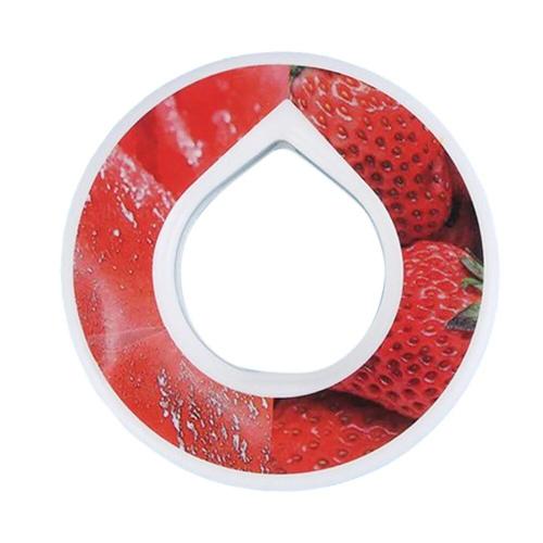 3pcs - Fraise - Dosettes D'arôme En Plastique Tritan, Sexuellement De Fruits, Bouteille À Clicks, Dosette Parfumée, Plus D'eau