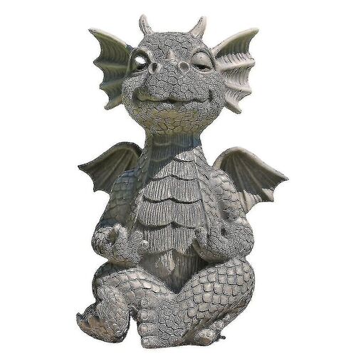 Statue De Dragon Magique Avec épée YOUR LIVING ART - Figurine Fantaisie En Résine Haute Qualité, Décoration Collection Ou Cadeau