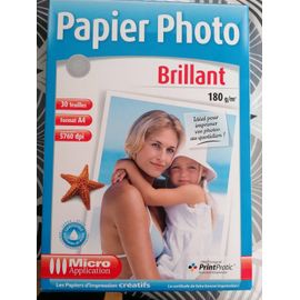 papier photo brillant