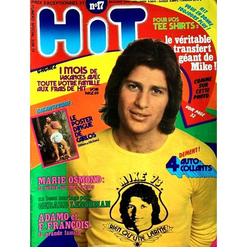 Hit Magazine 17 1973 Mike Brant/Pierre Perret/Mariage Lenorman Caroline/Birkin/Carlos/Marie Laforet/Clerc/Delpechadamo/Frederic Francois