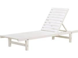Bain De Soleil En Bois "Rawai" - Blanc